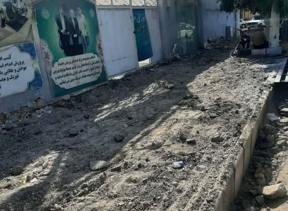 عملیات عمرانی پیاده‌روسازی بلوار دل‌آذر در منطقه پنج قم آغاز شد